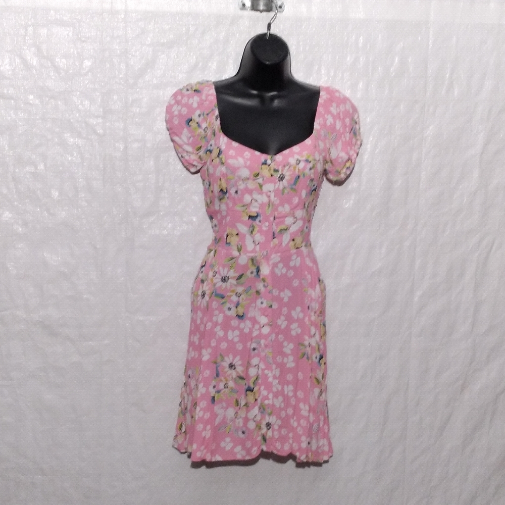 YUMI KIM Victoria Park Pink Floral Mercy Dress, size XS - Picture 8 of 8